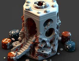 #9 для Create a 3D Model of a Dice Tower от shuvo3210