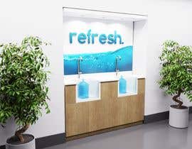 Nambari 39 ya create a product rendering for a water refill station na izsomik
