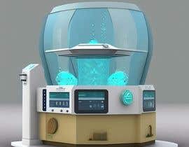 Nambari 24 ya create a product rendering for a water refill station na Groovy3D