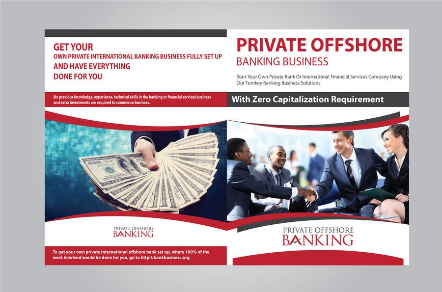 Penyertaan Peraduan #17 untuk                                                 Design a Brochure for Private International Offshore Banking Business
                                            