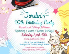 #95 untuk Birthday Party Invitation oleh usamastudios