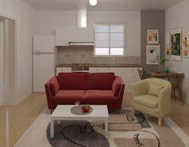 #24 für Interior Design 55sqm apartment von Marwa0G