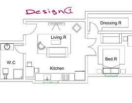 #30 для Interior Design 55sqm apartment от Marwa0G