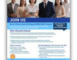 shamrojmaria님에 의한 Create 1 Page promotion flyer for upcoming Lean Six Sigma White Belt online course을(를) 위한 #63