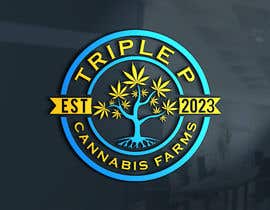 #434 untuk Triple P cannabis farms logo oleh ni3019636