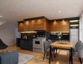 #72 pentru Design kitchen/living space de către antadewaid