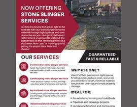 #69 cho Stone Slinger Services Flyer/Brochure/emailbrochure bởi aktarabanu802