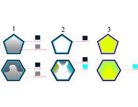 #17 for Change 3 color themes of Hexagons in AI by BiswasKajal
