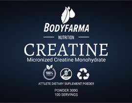 Vectorworld2022 tarafından Design a Label for a new product with the same language of visual identity for Creatine Dietary supplement için no 42