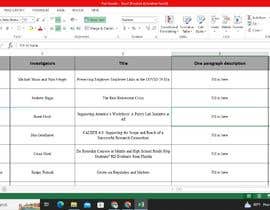 #32 pentru Excel attendance tracking sheet by client by event de către mollickjahid58