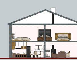 #40 for Sketchup 2022 house 2 floor by imran500681