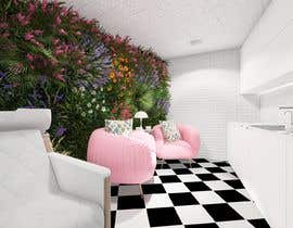 Nro 153 kilpailuun 3D Interior Design for Hair salon käyttäjältä axelcoolsoft