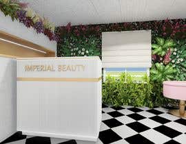 Nro 155 kilpailuun 3D Interior Design for Hair salon käyttäjältä axelcoolsoft