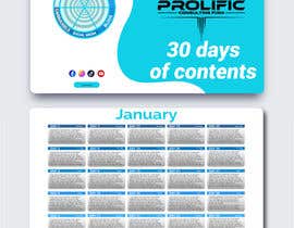 #30 pentru Content Calendar digital designs de către shahidullah247bd