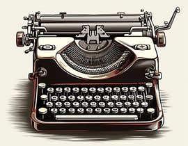 #96 Illustration typewriter | Illustration Schreibmaschine részére abitmart által