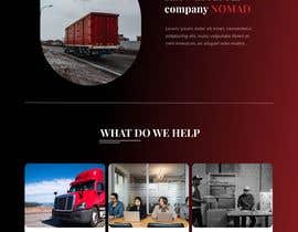 #163 untuk create a mobile responsive landing page for a trucking company oleh SiamSani