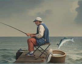 #74 for Create Realistic AI Photo Of Fisherman etc (See attached cartoon image) by Itzrixwan