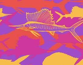 #34 for Create seamless print for fishing bikini by navidzaman001