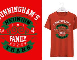 #171 pentru Cunningham Family Reunion T-shirt Design de către nurnobiislam5445