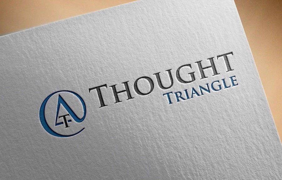 Contest Entry #49 for                                                 Design a Logo for a writing service provider - Thought Triangle
                                            