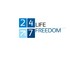 Imej kecil Penyertaan Peraduan #60 untuk                                                     Design a Logo for "24/7 Life Freedom"
                                                