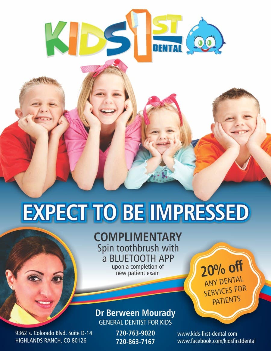Bài tham dự cuộc thi #36 cho                                                 Design a Flyer for Kids Dentistry
                                            