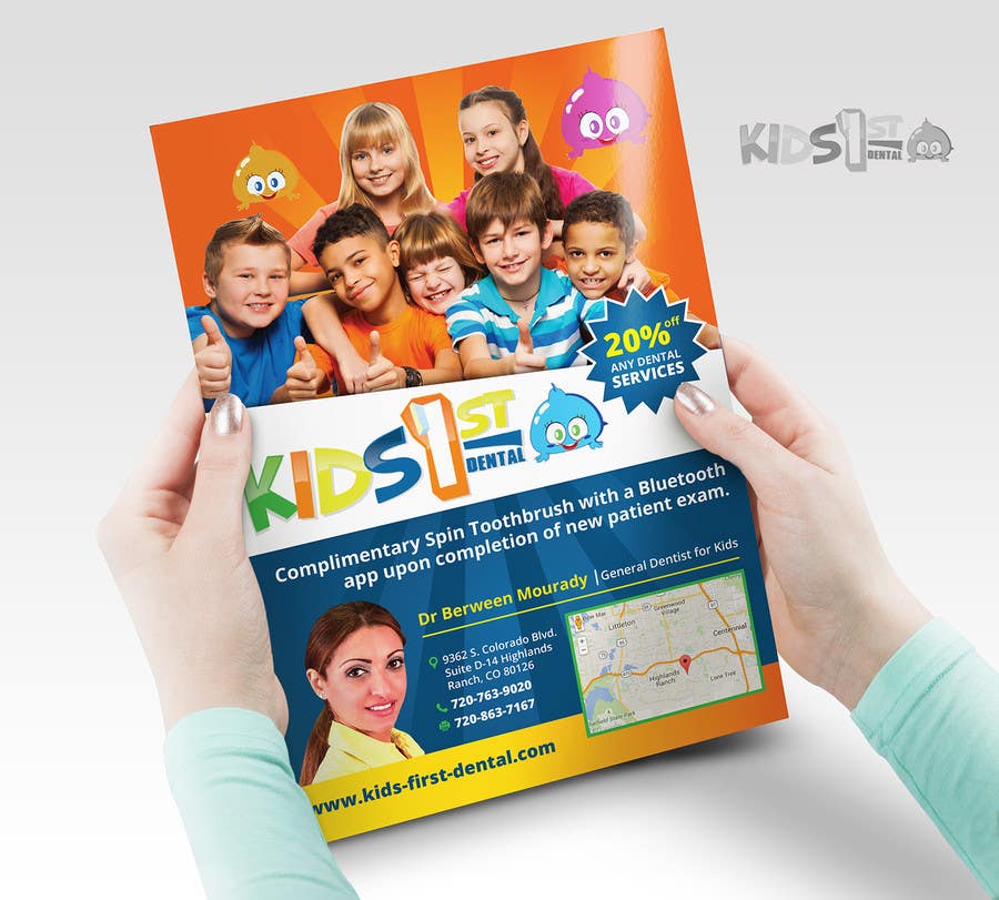 Inscrição nº 27 do Concurso para                                                 Design a Flyer for Kids Dentistry
                                            