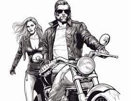 #61 for Motorcycle Club Character Art af Rehana0x0