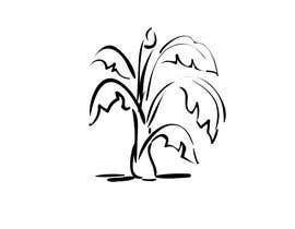 #164 для Banana leaf plant line drawing от shamim2000com