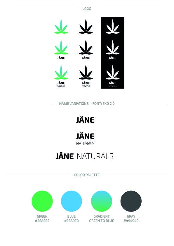 Bài tham dự cuộc thi #2 cho                                                 Create Logo, Print and Packaging Designs for Jane (Cold Press Cannabis Juice)
                                            