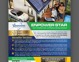 #64 untuk Residential Solar and Battery system flyer oleh bisnuroy550