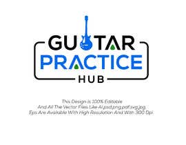 #117 dla Logo design for &quot;Guitar Practice Hub&quot; website and YouTube **EASY BRIEF** przez BadalCM