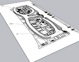 #5 para Sketchup model of Site Plan por koenaji3