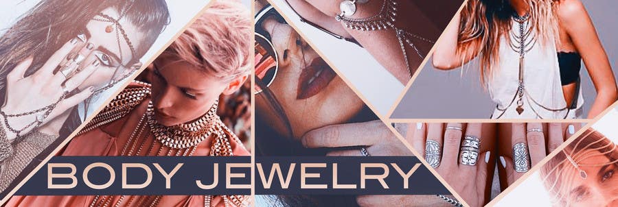 Kilpailutyö #82 kilpailussa                                                 Design a Banner for Featured Trend- Body Jewelry
                                            