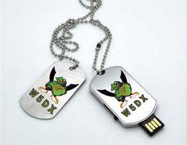 #77 untuk LOGO-FOR USB FLASH DRIVE/DOG TAG- to include &quot;W 5 D X&quot; a PEPE frog, Volcano, and Crossed Swords oleh iqra98434