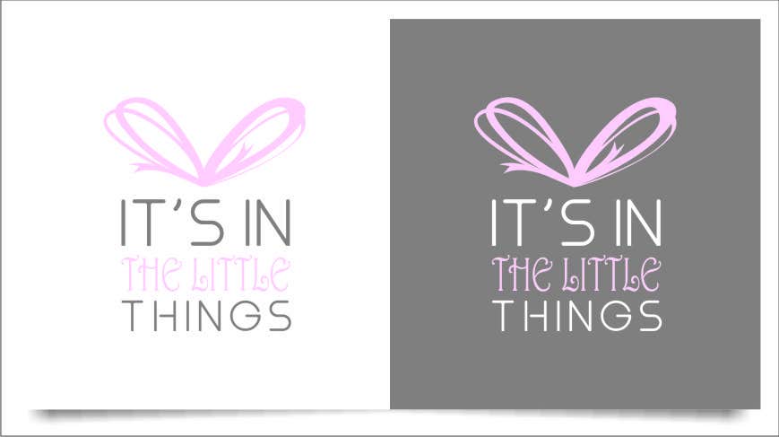 Inscrição nº 79 do Concurso para                                                 ReDesign a Logo for "It's In The Little Things"
                                            