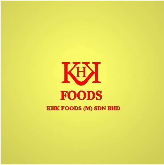Wettbewerbs Eintrag #300 für                                                 Logo Design for KHK FOODS (M) SDN BHD
                                            