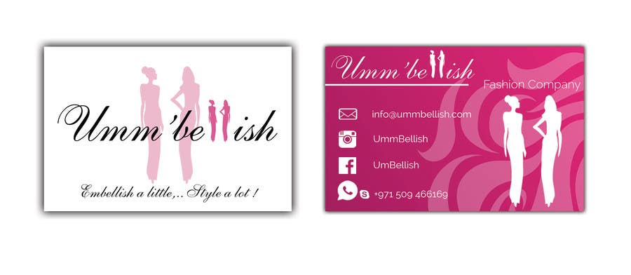 Penyertaan Peraduan #53 untuk                                                 Design a new Logo and new Business card For a Female Fashion Company using our old logo
                                            