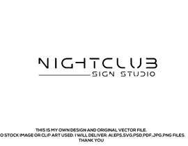 #230 для NightClub Sign Studio - Logo Design от gfxexpert00