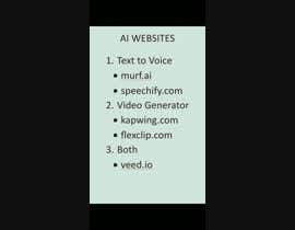 #24 cho &quot;Can someone find these sites for me? Hello, I&#039;m looking for a site that uses artificial intelligence. bởi Maya183