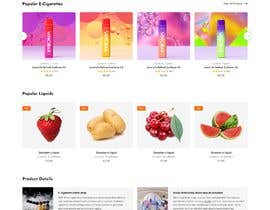 Nro 38 kilpailuun Create redesign for E-Cigarette Onlineshop (Home Site) käyttäjältä webkhanabir988