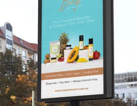 #117 для I need a promotional sign designed. These will be doing on Digital Bus Stop Signs. Format: JPEG Dimensions: 1080px(w) x 1920px(h) Max File Size: 21mb Colour Model: RGB DPI: 72 - The Brand is Bay Skincare - We sell fruity skincare to women 18-35 от Akib647