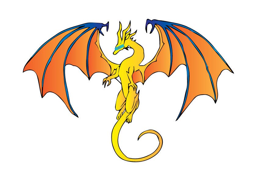 Kilpailutyö #130 kilpailussa                                                 Draw Friendly Dragon Character and logo
                                            