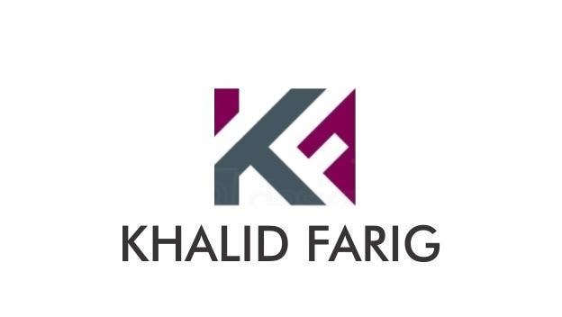 Συμμετοχή Διαγωνισμού #57 για                                                 Design a Logo for my name khalid farig
                                            