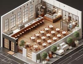 #458 para Interior design of a restaurant por indrajith96330