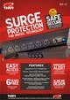 Miniaturka zgłoszenia konkursowego o numerze #8 do konkursu pt. "                                                    Flyer Design for surge protector
                                                "