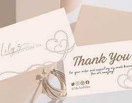 nº 420 pour Thank you for your purchase Business card par hanimfdhm 