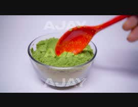 #12 cho UGC - Green Powder being mixed in bowl with red spoon bởi ajayraykwar123