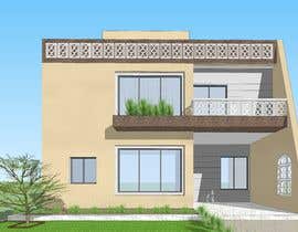 #40 para Design and 3D Visualize small elevation for villa por niaj36