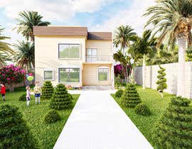 EKRAMUL825 tarafından Design and 3D Visualize small elevation for villa için no 34